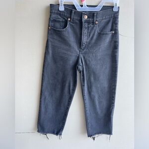 Express . Wide leg High waist cropped jeans